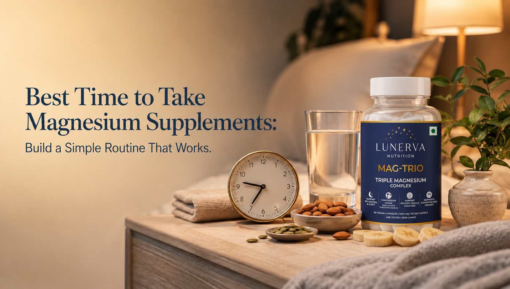 Best Time to Take Magnesium Supplements Build a Simple Routine That Works