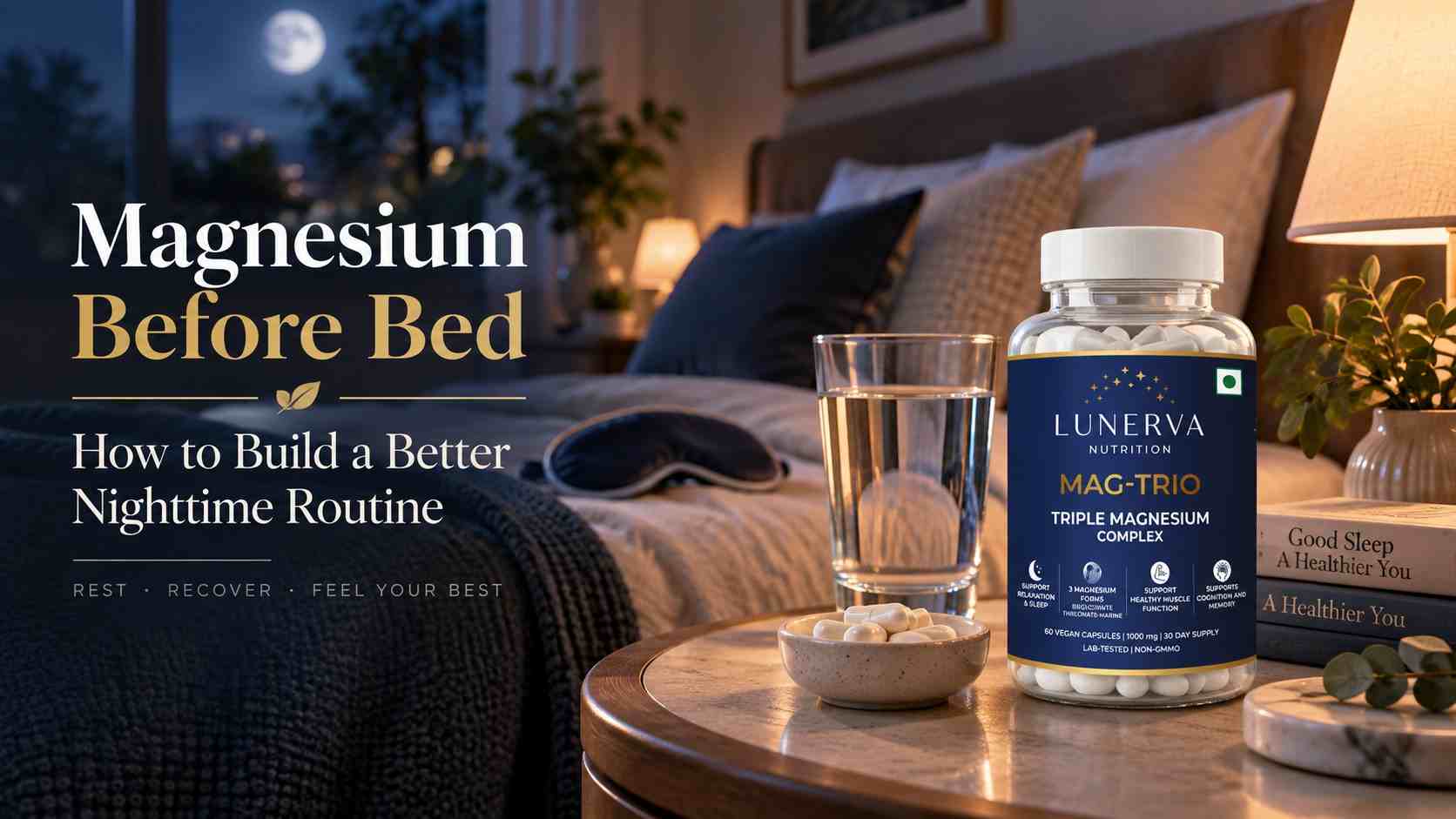 Magnesium Before Bed: How to Build a Better Nighttime Routine